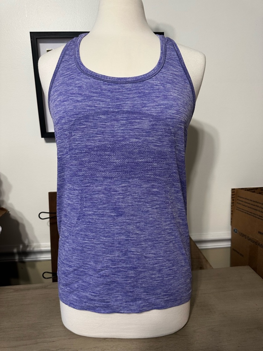 lululemon athletica Purple Space-Dye Racerback Tank